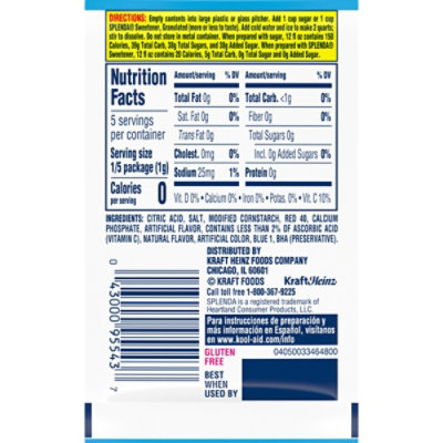 Kool-Aid Unsweetened Tropical Punch Artificially Flavored Powdered Drink Mix Packet - 0.16 Oz - Image 6