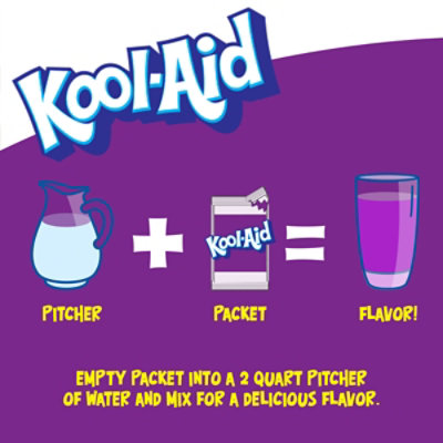 Kool-Aid Unsweetened Grape Artificially Flavored Powdered Drink Mix Packet - 0.14 Oz - Image 5