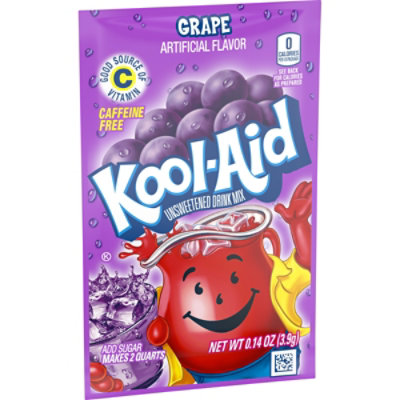 Kool-Aid Unsweetened Grape Artificially Flavored Powdered Drink Mix Packet - 0.14 Oz - Image 7