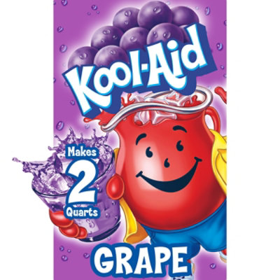 Kool-Aid Unsweetened Grape Artificially Flavored Powdered Drink Mix Packet - 0.14 Oz