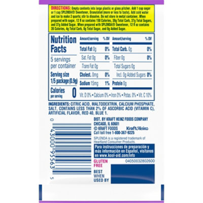 Kool-Aid Unsweetened Grape Artificially Flavored Powdered Drink Mix Packet - 0.14 Oz - Image 6