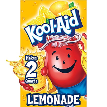 Kool-Aid Unsweetened Lemonade Naturally Flavored Powdered Soft Drink Mix Packet - 0.23 Oz - Image 1
