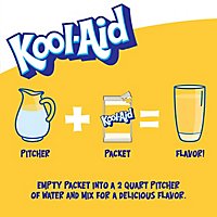 Kool-Aid Unsweetened Lemonade Naturally Flavored Powdered Soft Drink Mix Packet - 0.23 Oz - Image 3