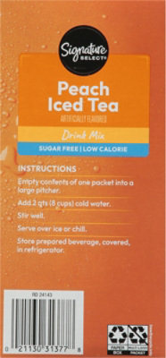 Signature SELECT Drink Mix Sugar Free Peach Iced Tea - 6-0.25 Oz - Image 7