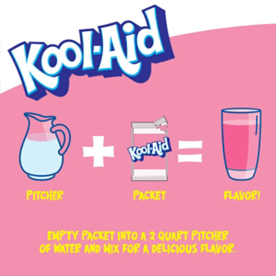 Kool-Aid Unsweetened Pink Lemonade Naturally Flavored Powdered Soft Drink Mix Packet - 0.23 Oz - Image 6