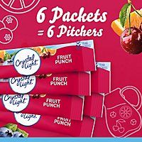 Crystal Light Fruit Punch Artificially Flavored Powdered Drink Mix Pitcher Packets - 6 Count - Image 6