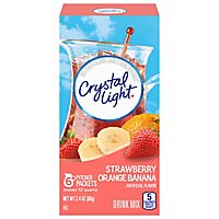 Crystal Light Strawberry Orange Banana Powdered Drink Mix  Pitcher Packets - 6 Count - Image 5