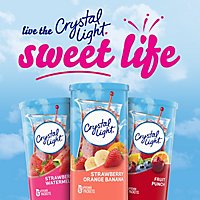 Crystal Light Strawberry Orange Banana Powdered Drink Mix  Pitcher Packets - 6 Count - Image 9