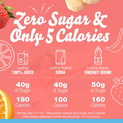 Crystal Light Strawberry Orange Banana Artificially Flavored Powdered Drink Mix - 6 Count - Image 3