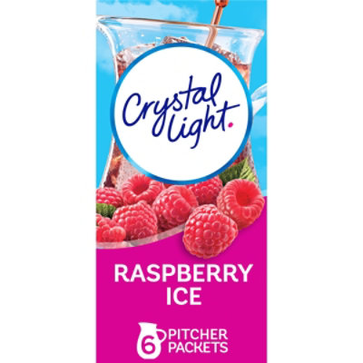 Crystal Light Raspberry Ice Artificially Flavored Powdered Drink Mix - 6 Count - Image 1