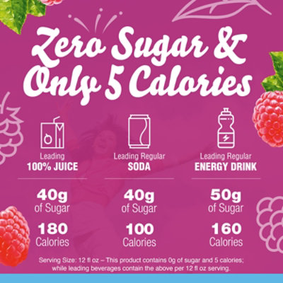 Crystal Light Raspberry Iced Tea Naturally Flavored Powdered Drink Mix - 6 Count - Image 3