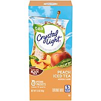 Crystal Light Peach Iced Tea Artificially Flavored Powdered Drink Mix Pitcher Packets - 6 Count - Image 5