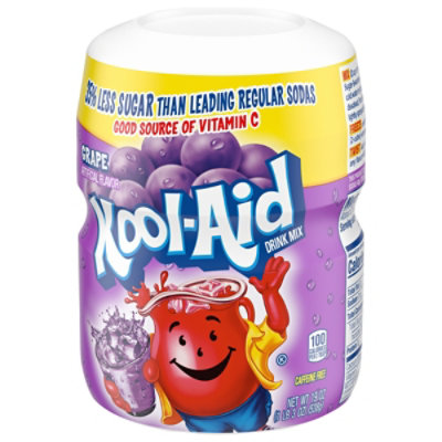 Kool-Aid Sugar-Sweetened Grape Artificially Flavored Powdered Soft Drink Mix Canister - 19 Oz - Image 9