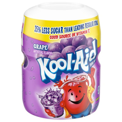 Kool-Aid Sugar-Sweetened Grape Artificially Flavored Powdered Soft Drink Mix Canister - 19 Oz - Image 8