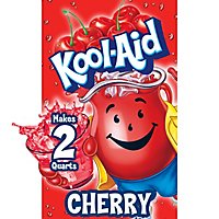 Kool-Aid Unsweetened Cherry Artificially Flavored Powdered Soft Drink Mix Packet - 0.13 Oz - Image 1