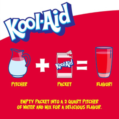 Kool-Aid Unsweetened Cherry Artificially Flavored Powdered Soft Drink Mix Packet - 0.13 Oz - Image 2