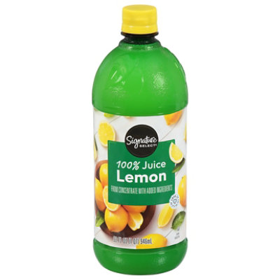 Signature SELECT Lemon Juice - 32 Fl. Oz. - Image 2