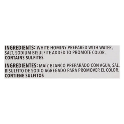 Teasdale Hominy White Can - 108 Oz - Image 4