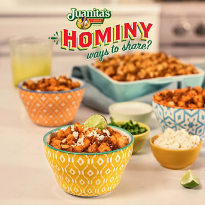 Juanitas Foods Hominy Mexican Style Can - 110 Oz - Image 2