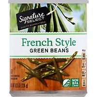 Signature SELECT Beans Green French Style Can - 8.25 Oz - Image 2