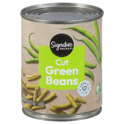 Signature SELECT Beans Green Cut Can - 8 Oz - Image 1