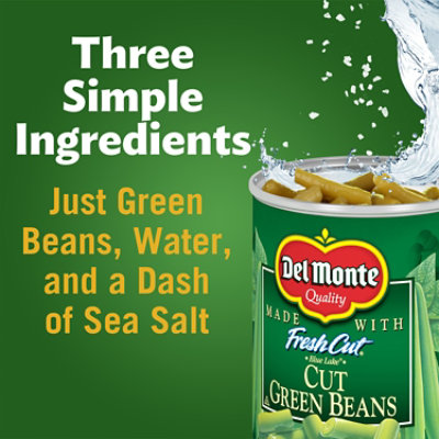 Del Monte Fresh Cut Beans Green Blue Lake Cut with Natural Sea Salt - 8 Oz - Image 4