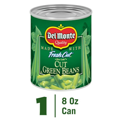 Del Monte Fresh Cut Beans Green Blue Lake Cut with Natural Sea Salt - 8 Oz - Image 3