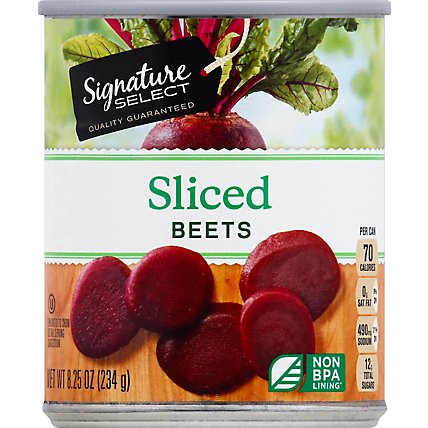Signature SELECT Beets Sliced Can - 8.25 Oz - Image 2