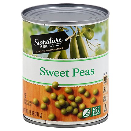 Signature SELECT Peas Sweet - 8.5 Oz - Image 1