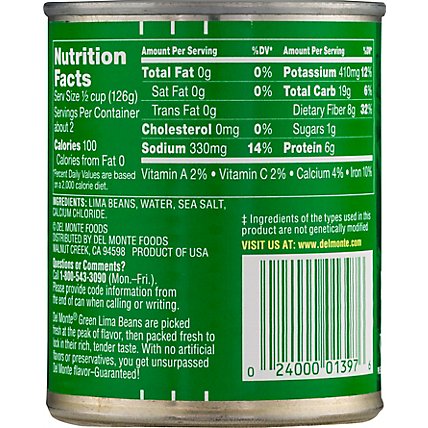 Del Monte Harvest Selects Lima Beans Green - 8.5 Oz - Image 6