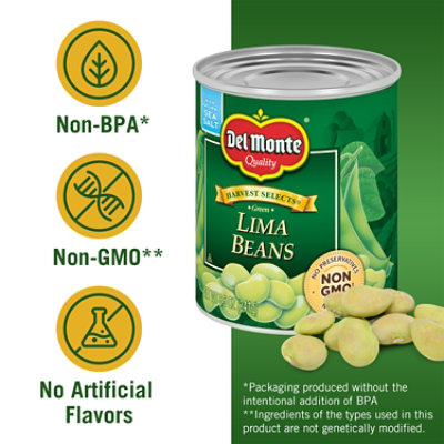 Del Monte Harvest Selects Lima Beans Green - 8.5 Oz - Image 2