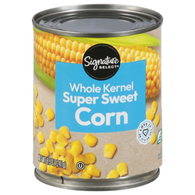 Signature SELECT Corn Whole Kernel Golden Sweet Can - 8.5 Oz - Image 3