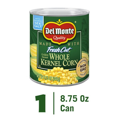 Del Monte Fresh Cut Corn Whole Kernel Golden Sweet with Natural Sea Salt - 8.75 Oz - Image 3