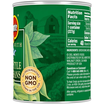 Del Monte Green Beans Blue Lake French Style - 8 Oz - Image 5