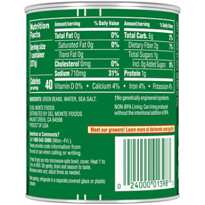 Del Monte Green Beans Blue Lake French Style - 8 Oz - Image 3