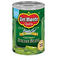 Del Monte Harvest Selects Beans Italian Cut with Natural Sea Salt - 14.5 Oz - Image 1