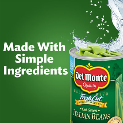 Del Monte Harvest Selects Beans Italian Cut with Natural Sea Salt - 14.5 Oz - Image 5