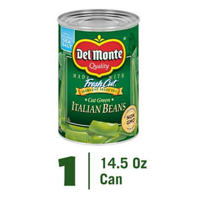 Del Monte Harvest Selects Beans Italian Cut with Natural Sea Salt - 14.5 Oz - Image 3