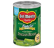 Del Monte Harvest Selects Beans Italian Cut with Natural Sea Salt - 14.5 Oz