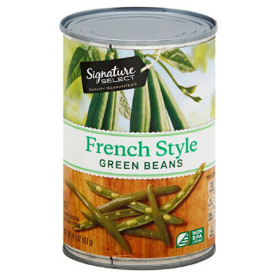 Signature SELECT Beans Green French Style - 14.5 Oz
