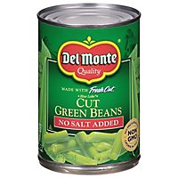 Del Monte Fresh Cut Green Beans Cut Blue LakeNo Salt Added - 14.5 Oz - Image 1