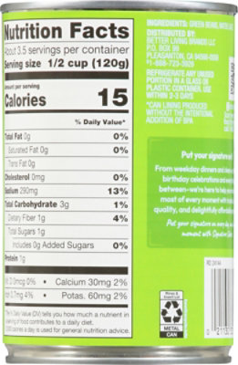 Signature SELECT Beans Green Cut - 14.5 Oz - Image 5