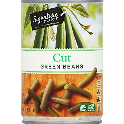 Signature SELECT Beans Green Cut - 14.5 Oz - Image 2