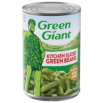Green Giant Beans Green Kitchen Sliced - 14.5 Oz - Image 2