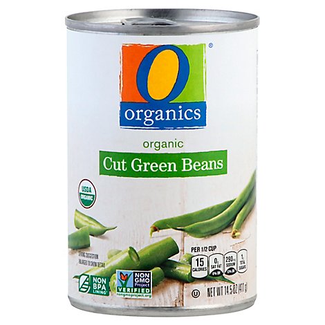 O Organics Organic Beans Green Cut - 14.5 Oz