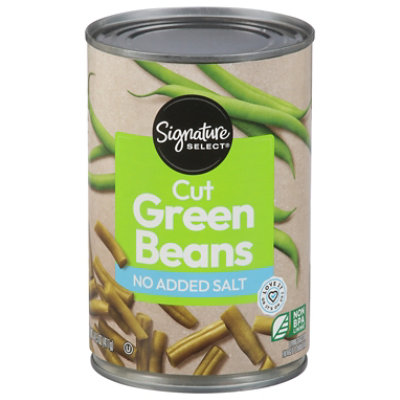 Signature SELECT Beans Green Cut No Salt Added - 14.5 Oz - Image 3