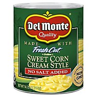 Del Monte Corn Cream Style Golden Sweet No Salt Added - 14.75 Oz - Image 3