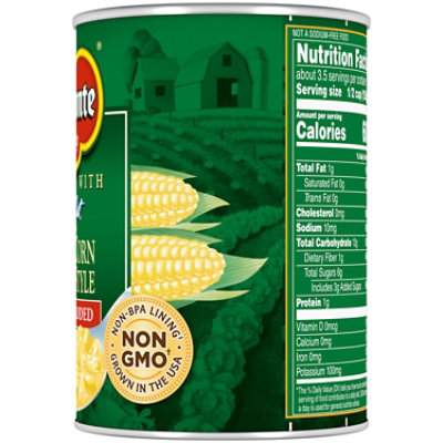 Del Monte Corn Cream Style Golden Sweet No Salt Added - 14.75 Oz - Image 5