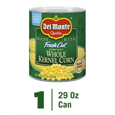 Del Monte Corn Whole Kernel Golden Sweet with Natural Sea Salt - 29 Oz - Image 3