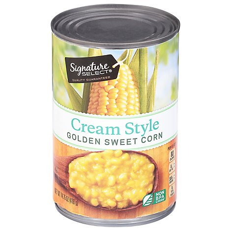 Signature SELECT Corn Golden Sweet Cream Style - 14.75 Oz